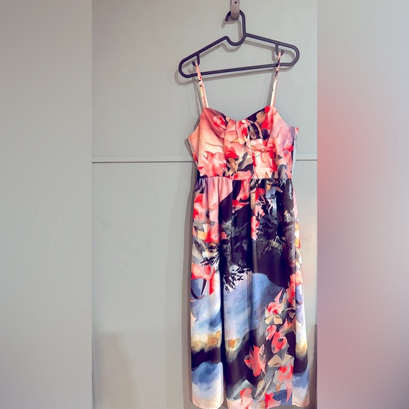 Corey Lynn Calter floral midi dress sz US 6 from Anthropologie - Picture 2 of 7
